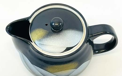 九谷焼 ポット急須 連山 網付き 茶こし付き 食器 日本製 ギフト プレゼント F6P-2872