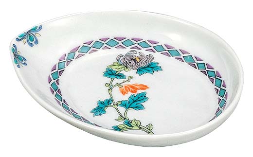 九谷焼 皿揃 草花絵変り 5枚組 食器 お皿 日本製 ギフト プレゼント F6P-2847