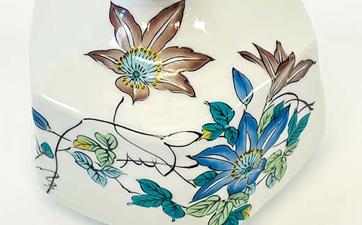 九谷焼 一輪生 鉄仙 花器 日本製 ギフト プレゼント お花 インテイリア 一輪挿し 華道 F6P-2878