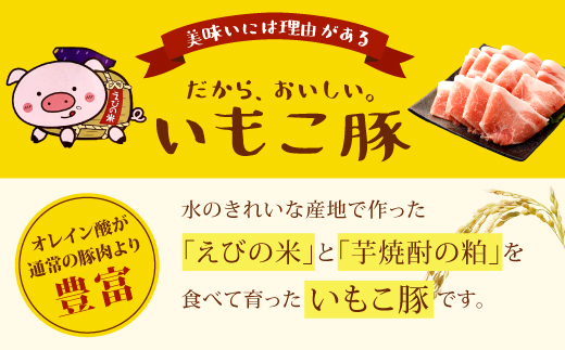 【3回定期便】豚肉 宮崎県産 いもこ豚 焼肉 セット 3kg × 3回 総合計 9kg 切り落とし 小分け 豚 豚バラ バラ ロース 肩ロース スライス 小間切れ 焼肉用 焼き肉 BBQ 鉄板焼き 豚丼 国産 九州産 宮崎 ブランド 冷凍 送料無料