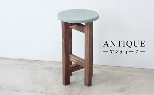 低くて小さなスツール【オリーブ】  | 1脚 幅24cm 奥行24cm 高さ43cm スツール 椅子 イス 腰掛 腰掛け チェア 丸椅子 丸いす 円形 家具 インテリア オシャレ おしゃれ 木製 茨城県 守谷市