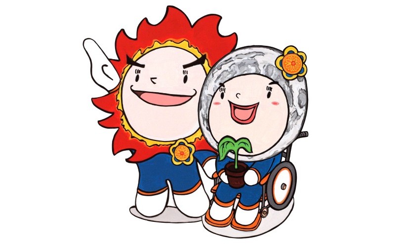 想いを象徴したマスコットキャラクターをデザインします（ペア・背景なし）