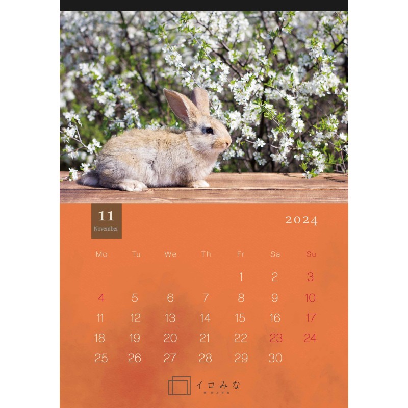 オリジナルカレンダーをデザイン・印刷します（オリジナルのデザイン・表紙＋12ページ）