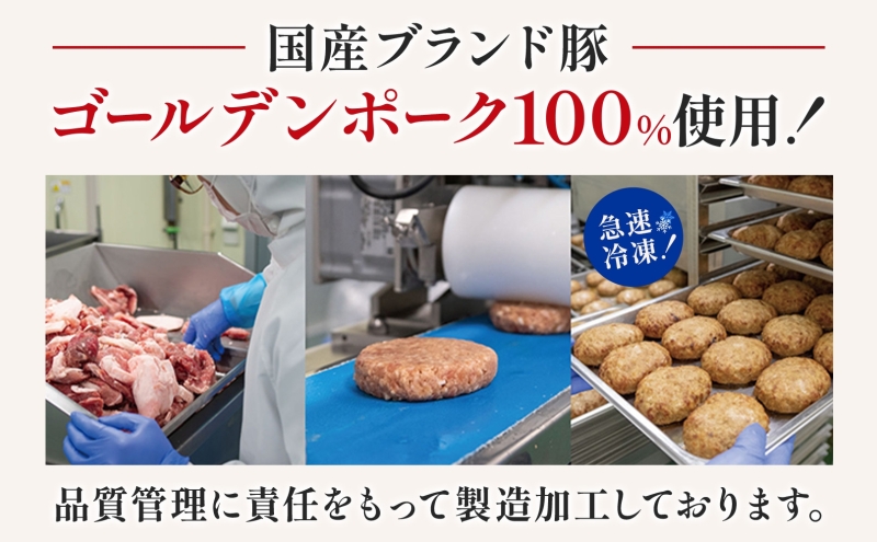 熨斗付き サイボク ゴールデンポーク ハンバーグ セット ギフト 贈り物 こだわり 豚肉 ゴールデンポーク 加工品 簡単調理 おつまみ おかず お弁当 朝食 定番 サイボク 埼玉県 鳩山町