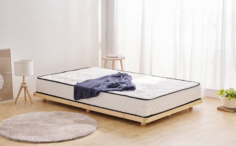 ベッド 高耐荷重すのこベッド HWB-SD ナチュラル すのこ セミダブル ベッドフレーム すのこベッド 高耐荷重 シンプル おしゃれ 北欧 フレーム フレームのみ 木製 木材 天然木 パイン材 調節 高さ 4段階調節 高さ調節 高さ調整 アイリスオーヤマ