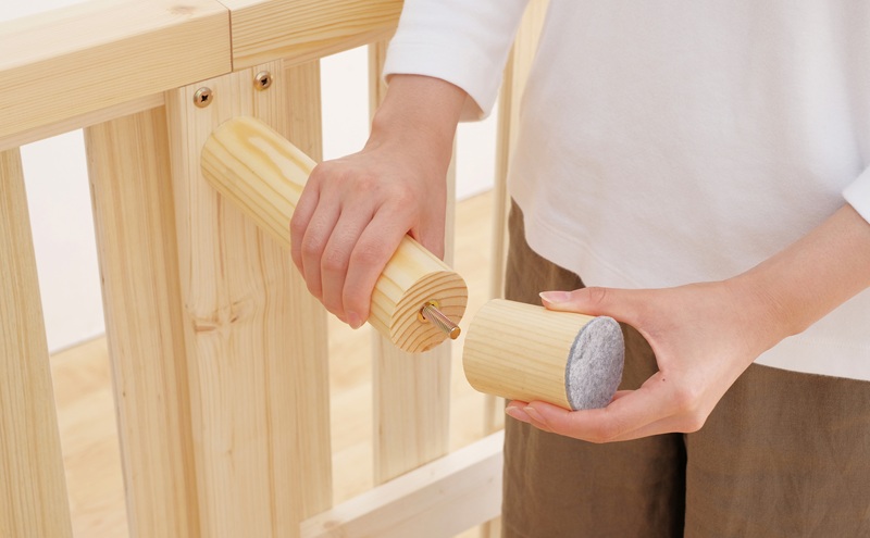 ベッド 高耐荷重すのこベッド HWB-SD ナチュラル すのこ セミダブル ベッドフレーム すのこベッド 高耐荷重 シンプル おしゃれ 北欧 フレーム フレームのみ 木製 木材 天然木 パイン材 調節 高さ 4段階調節 高さ調節 高さ調整 アイリスオーヤマ