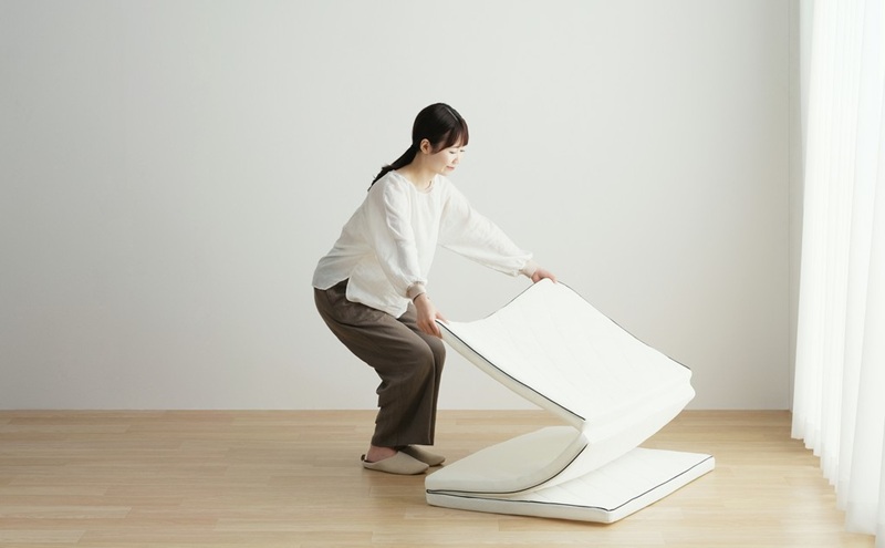 マットレス エアリーマットレス MARSR-S シングル 三つ折り 折りたたみ 厚さ 5cm 通気性 体圧分散 洗える エアリー アイリスオーヤマ