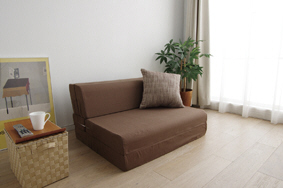 マットレス ソファマットレス MSO-S ブラウン カウチタイプ マットレスタイプ ソファ かため リビング アイリスオーヤマ 新生活