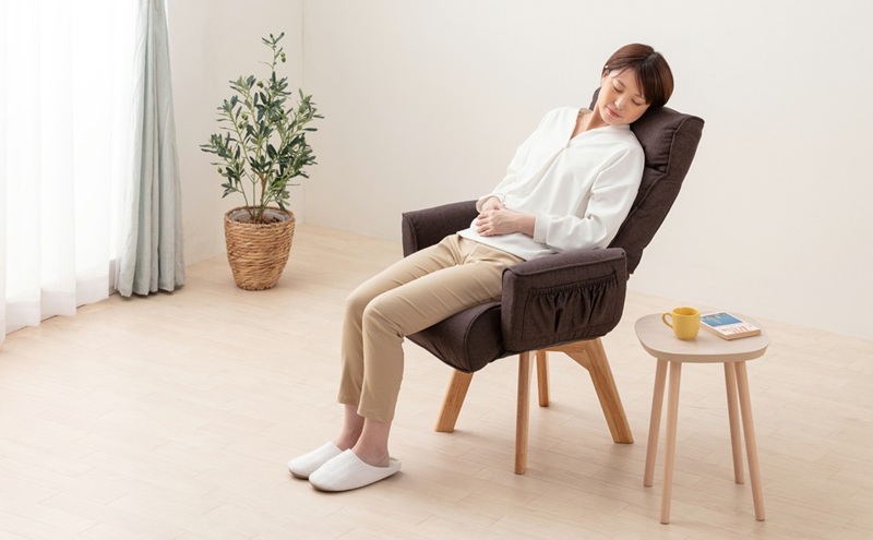 イス 回転ファブリックチェア FACN-KH ブラウン 椅子 回転チェア おしゃれ 回転 ダイニング リクライニング 北欧 一人掛け チェア 肘ありタイプ 肘あり ダイニングチェア リクライニングチェア ファブリックチェア アイリスオーヤマ 新生活