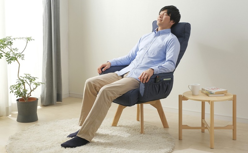 イス 回転ファブリックチェア ハイバック FACN-KHB ブルー 椅子 回転チェア おしゃれ 回転 ダイニング リクライニング 北欧 一人掛け チェア 肘ありタイプ 肘あり ダイニングチェア リクライニングチェア ファブリックチェア アイリスオーヤマ