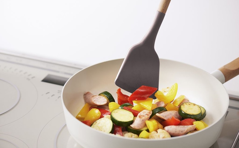 調理器具 キッチンツール7点＋スタンドセット KT-7SS チャコールグレー キッチンツール セット シリコン 吊り下げ おしゃれ 木製 スタンド 収納 7点 スタンド アイリスオーヤマ 調理道具 キッチン フライ返し おたま ヘラ トング