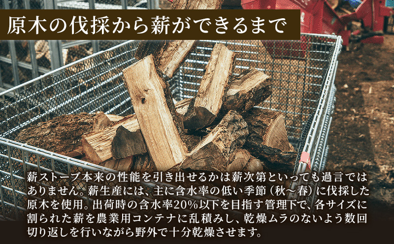 北海道産 薪ストーブ用 ミズナラ薪 25kg（30～35cm/1本）TOKACHI FIRE WOOD【 薪 広葉樹 ナラ 焚き火 ストーブ キャンプ ピザ窯 暖炉 サウナ 乾燥薪 焚き付け 太割 アウトドア グランピング BBQ 北海道 十勝 幕別 】
