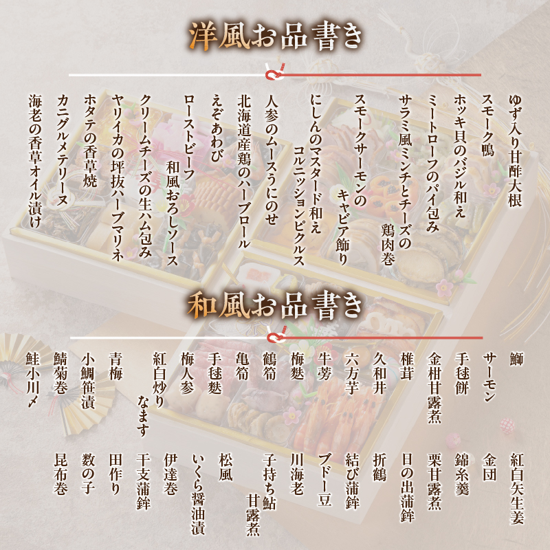 愛知県小牧市のふるさと納税 おせち料理（和洋折衷三段）2026年［018M03］