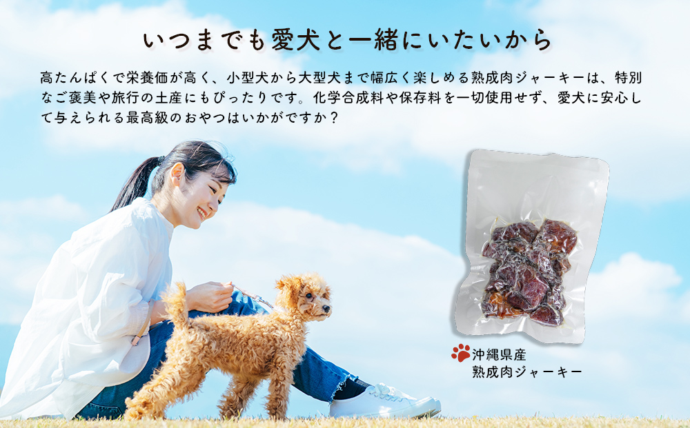 ドックフード 熟成肉ジャーキー 3袋入り