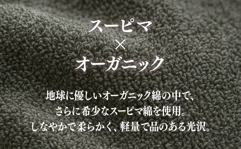 大阪府泉佐野市のふるさと納税 高級泉州タオル ラガマフィン フェイスタオル グレー 1枚【国産 日用品 上質 タオル 国内製造】 099H2463