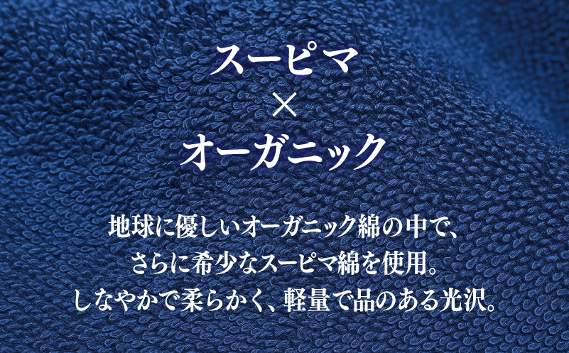 大阪府泉佐野市のふるさと納税 高級泉州タオル ラガマフィン フェイスタオル ネイビー 1枚【国産 日用品 上質 タオル 国内製造】 099H2464