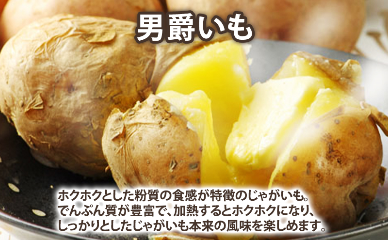 【2025年秋発送】じゃがいも 食べ比べセット 男爵3kg＋インカのめざめ2kg【約5kg】