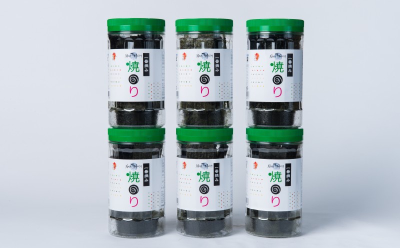 海苔 福岡有明のり(焼のり) 計420枚(10切70枚×6ボトル分) 有明海産の一番摘み限定 焼き海苔