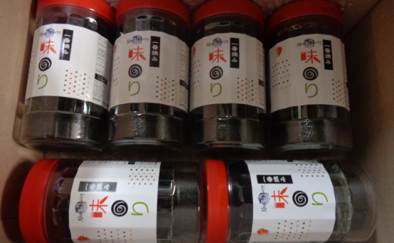 海苔 福岡有明のり(味のり) 計420枚(10切70枚×6ボトル分) 有明海産の一番摘み限定 味海苔