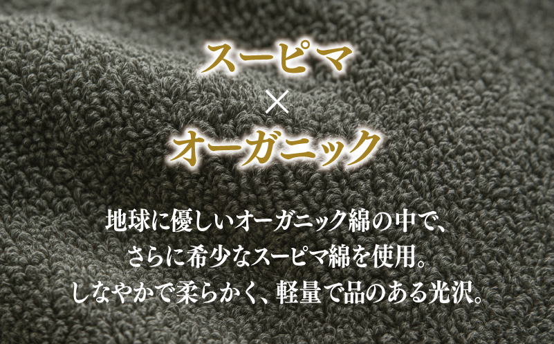 大阪府泉佐野市のふるさと納税 高級泉州タオル ラガマフィン バスタオル フェイスタオル グレー 各1枚 【国産 日用品 上質 タオル 国内製造】 099H1519