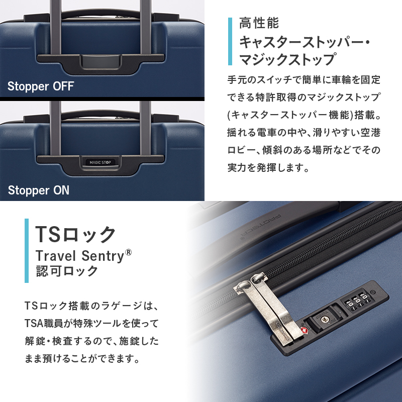 PROTeCA MAXPASS4 01471(03コズミックネイビー) 40L プロテカ マックスパス4 スーツケース 日本製 機内持ち込み フロントポケット キャスターストッパー