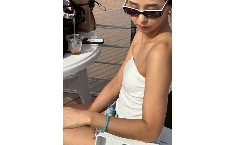 CHIGASAKI えぼし岩 ブレスレット メンズブルー 茅ヶ崎 アクセサリー ギフト プレゼント