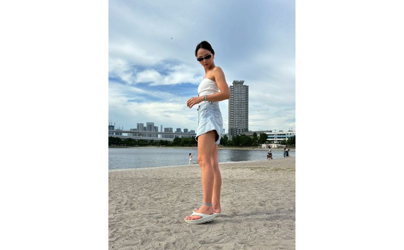 CHIGASAKI アンクレット ブルー 天然石 茅ヶ崎 アクセサリー ギフト プレゼント