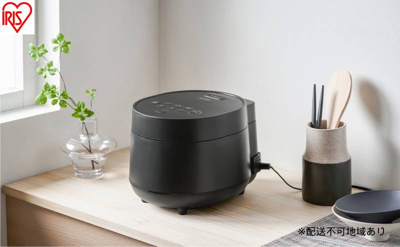 ジャー炊飯器 3合 RC-MGB30-B ブラック 炊飯器 3合 一人暮らし用 3合炊き アイリスオーヤマ マイコン おしゃれ 銘柄炊き 50種 自動調理 30種 低温 ヘルシーメニュー 早炊き 低糖質 食物繊維 冷凍ごはん 炊飯ジャー