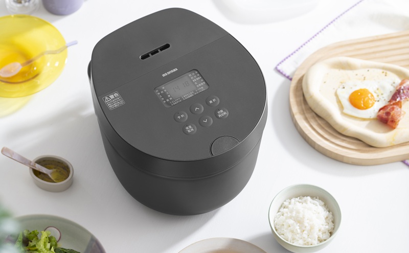 IHジャー炊飯器 5.5合 RC-ILA50-B ブラック 炊飯器 5.5合 5合炊き ih アイリスオーヤマ おしゃれ 銘柄炊き 省エネモード パン ケーキ 一人暮らし 炊飯ジャー