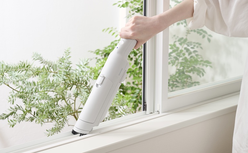 充電式紙パックハンディクリーナー HBD-31-WH クラウドグレー 掃除機 コードレス 充電式ハンディクリーナー アイリスオーヤマ ホワイト クリーナー 軽量 スタンド 軽い 充電スタンド 充電式 吸引力 カーペット パワフル ほこり感知 家電 おすすめ