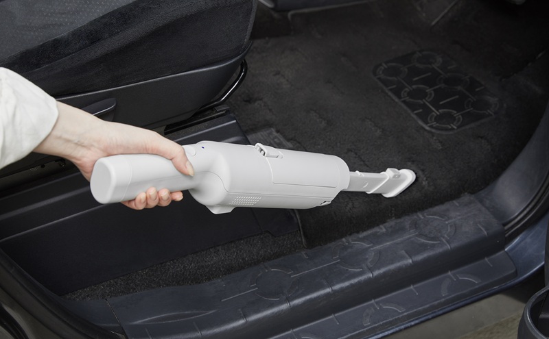 充電式紙パックハンディクリーナー HBD-31-WH クラウドグレー 掃除機 コードレス 充電式ハンディクリーナー アイリスオーヤマ ホワイト クリーナー 軽量 スタンド 軽い 充電スタンド 充電式 吸引力 カーペット パワフル ほこり感知 家電 おすすめ