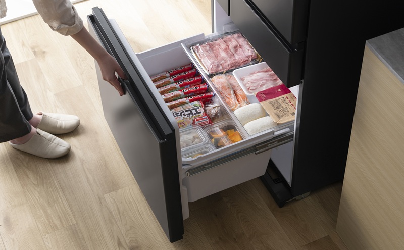 冷凍冷蔵庫 439L IRSN-HF44A-B ブラック 冷蔵庫 アイリスオーヤマ 400l以上 439l 冷凍冷蔵庫 冷凍室が大きい 冷凍室 ソフト冷凍 急速冷凍 自動製氷 ファン式 自動霜取り 観音開き 黒 おしゃれ 二人暮らし ファミリー 大型 省エネ 大凍量