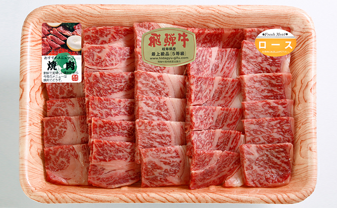 【CF】ふるさと納税　飛騨牛 牛肉 焼肉 ロース 600g A5 和牛 