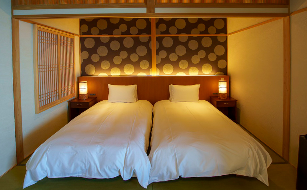 「洗心和方・宿泊券」デラックスルーム（和室/ツイン）【一室二名/一泊二食付】