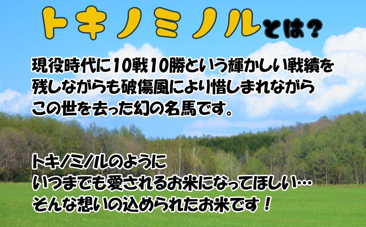 北海道産 ななつぼし トキノミノル 白米 5kg
