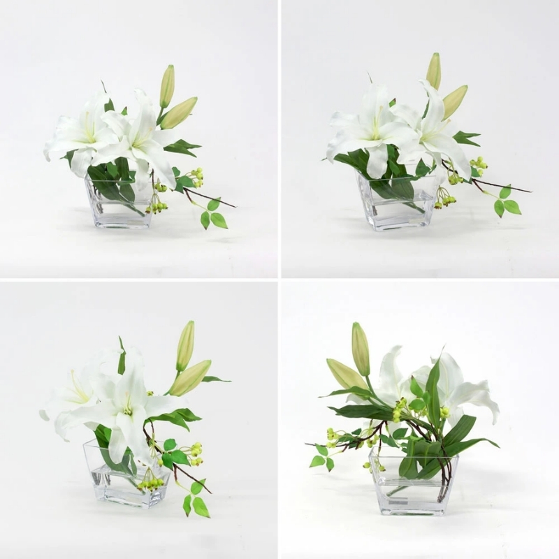 アートフラワー エミリオ・ロバ  カサブランカ2L TTNTA-90200