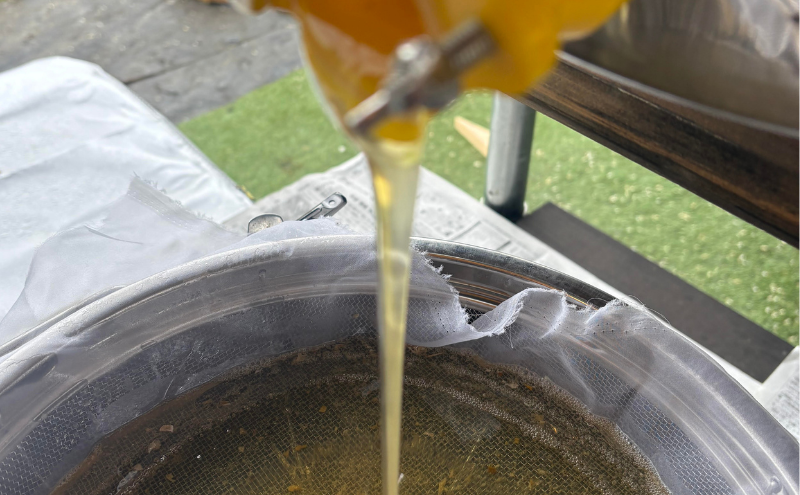 生はちみつ　百花蜂蜜　180g×2本　はちみつ ハチミツ 蜂蜜 天然 国産 酵素 非加熱 純粋 保存食 非常食 日進市 愛知県