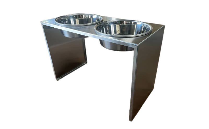 ごはん台 大きなわんちゃんのごはん台（小） ペット ペット用品 犬 テーブル 食事 給水 エサ台 オールステンレス 日進市 愛知県