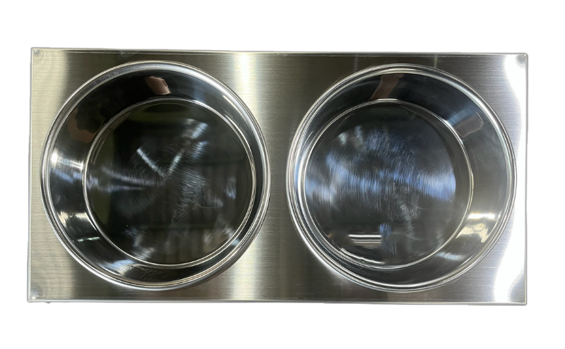 ごはん台 大きなわんちゃんのごはん台（大） ペット ペット用品 犬 テーブル 食事 給水 エサ台 オールステンレス 日進市 愛知県