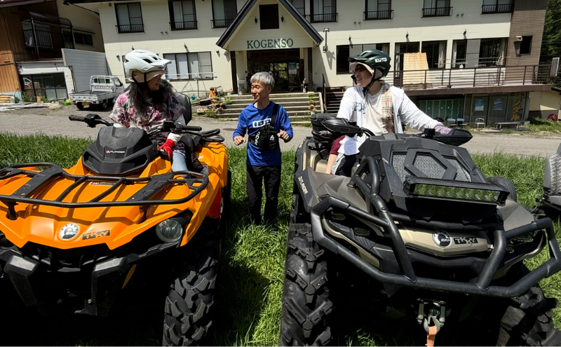 ATV基本操作講習会　チケット 講習 ATV バギー Buggy 基本操作 乗り方 降り方 停止方法 車体操作 体重移動 安全運転 やぶはら高原スキー場 日進市 愛知県