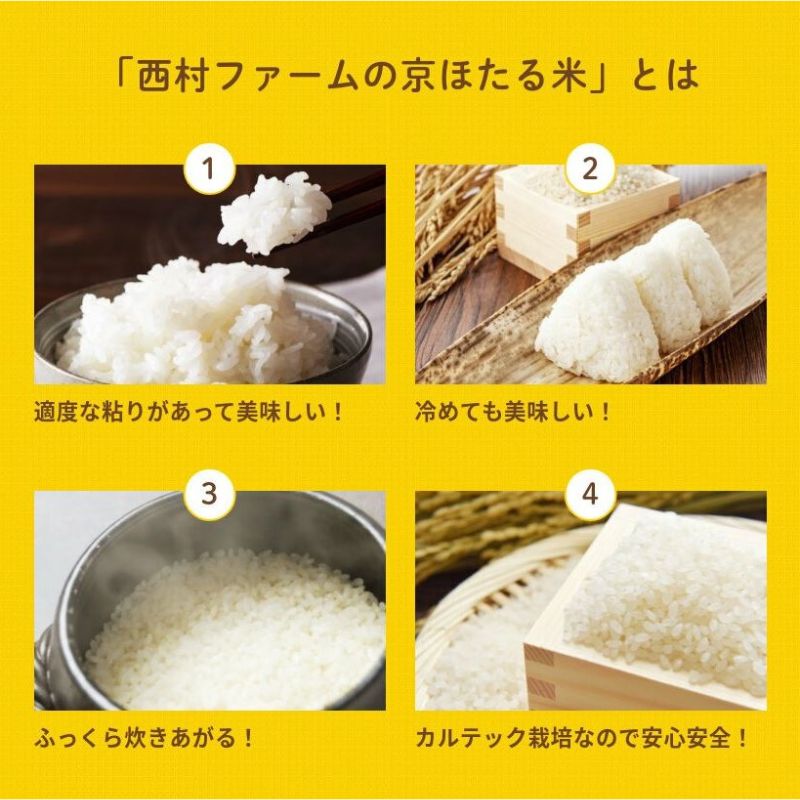 令和7年産 新米 京都丹波産 コシヒカリ 10kg 西村ファーム 京ほたる米