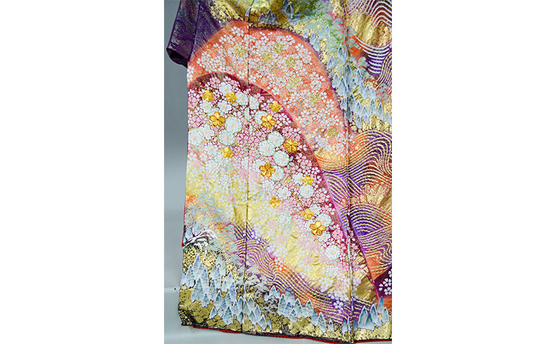 十日町友禅　振袖