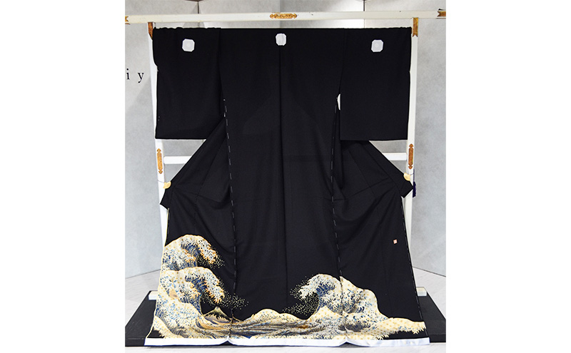 十日町友禅　黒留袖