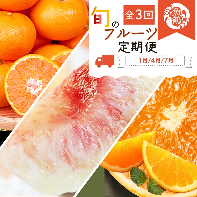 【和歌山県美浜町】〈定期便〉【1・4・7月 全3回】紀州和歌山産旬のフルーツセット(みかん・清見・桃)