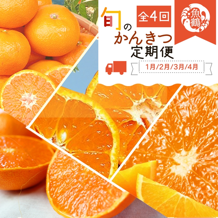 【和歌山県美浜町】〈定期便〉【1・2・3・4月 全4回】紀州和歌山産旬の柑橘セット(みかん・不知火・せとか・清見)