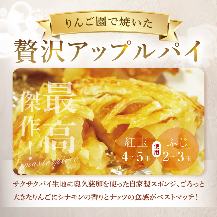 【藤田観光りんご園】奥久慈りんご2kg＆贅沢アップルパイ（ホールサイズ）セット｜茨城県 大子町 林檎 フルーツ 果物 旬 秋 季節限定 数量限定 お菓子 焼菓子 ケーキ おやつ デザート スイーツ(BJ010)