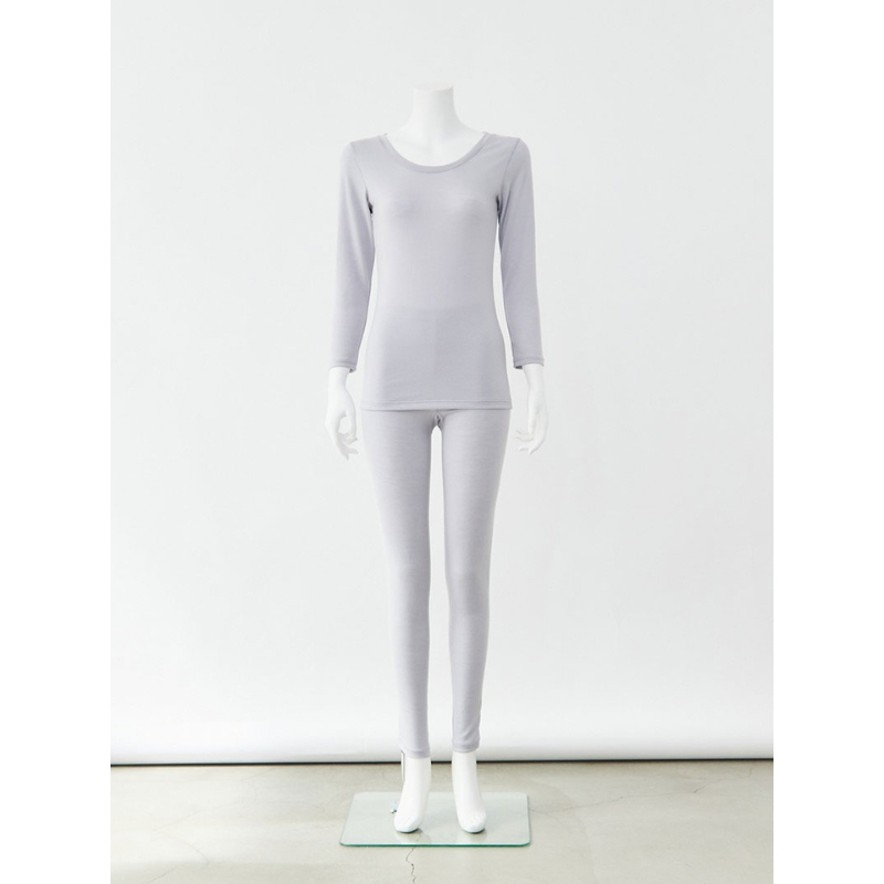 365日のメリノウールインナー advance レギンス グレー