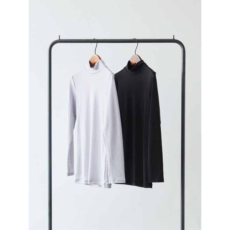 365日のメリノウールインナー advance ハイネック グレー