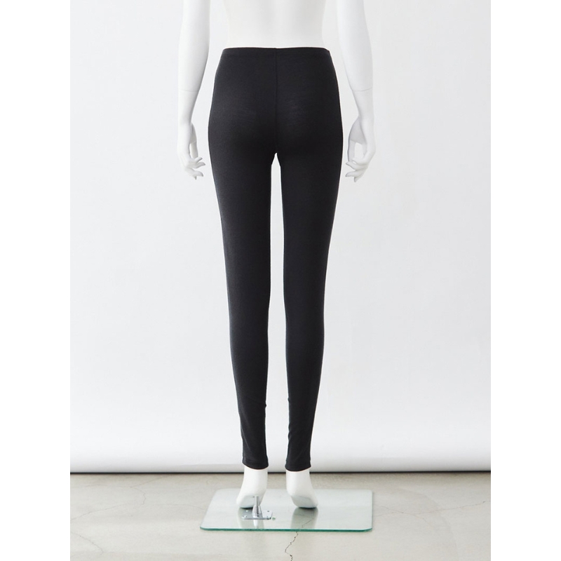 365日のメリノウールインナー advance レギンス グレー ブラック