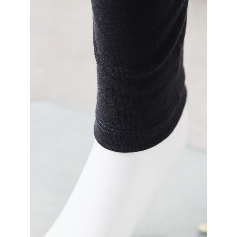 365日のメリノウールインナー advance レギンス グレー ブラック